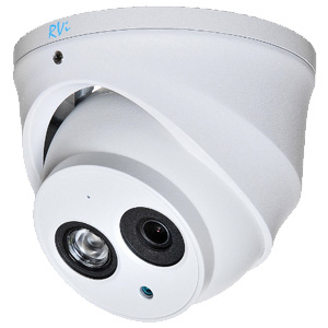 Купольная HD-видеокамера RVi-1ACE102A (2,8 мм) white